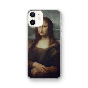 Mona Lisa: iPhone 12 mini Transparant Hoesje