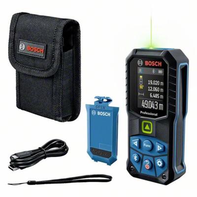 Bosch Professional GLM 50-27 CG Laserafstandsmeter Statiefadapter 6.3 mm (1/4 inch), Bluetooth, Documentatie-app 50 m