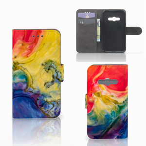 Hoesje Samsung Galaxy Xcover 3 | Xcover 3 VE Watercolor Dark