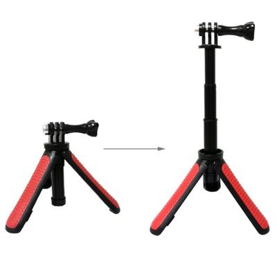 Multifunctionele opvouwbare statief houder Selfie monopod stick voor GoPro HERO5 Session/5/4 sessie/4/3 +/3/2/1 Xiaoyi sport camera's lengte: 12-23
