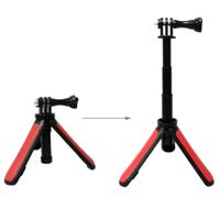Multifunctionele opvouwbare statief houder Selfie monopod stick voor GoPro HERO5 Session/5/4 sessie/4/3 +/3/2/1 Xiaoyi sport camera's lengte: 12-23