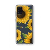 Sunflower and bees: Samsung Galaxy A31 Transparant Hoesje