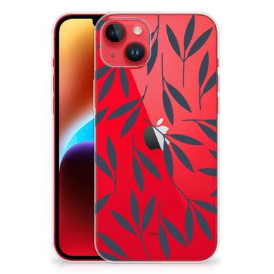 iPhone 14 Plus | TPU Case | Leaves Blue