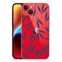 iPhone 14 Plus | TPU Case | Leaves Blue