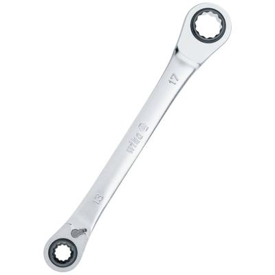 Wiha 45421 Dubbele ringsleutelratelset Sleutelbreedte (metrisch) 10 - 19 mm