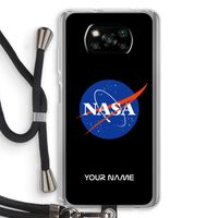NASA: Xiaomi Poco X3 NFC Transparant Hoesje met koord