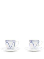 Themis Z Tasse de café ou de thé Serenity (lot de deux) - Blanc