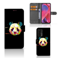 OPPO A54 5G | A74 5G | A93 5G Leuk Hoesje Panda Color - thumbnail