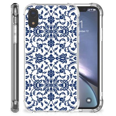 Apple iPhone Xr Case Flower Blue Apple iPhone Xr Case Flower Blue