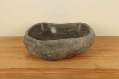 Waskom riviersteen RM030323, 46x41x14 cm