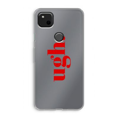 Ugh: Google Pixel 4a Transparant Hoesje