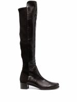 Stuart Weitzman cuissardes en cuir - Marron - thumbnail