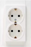 Enzo Kopp hk07 wit inbouw stopcontact ra dubbel