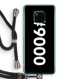 #9000: Huawei Mate 20 Pro Transparant Hoesje met koord