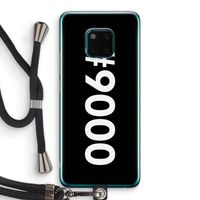 #9000: Huawei Mate 20 Pro Transparant Hoesje met koord