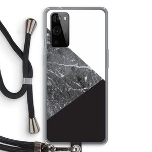 Combinatie marmer: OnePlus 9 Pro Transparant Hoesje met koord