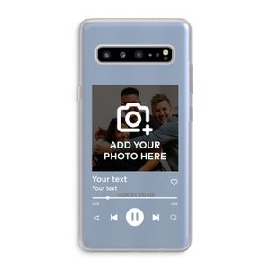 Music Player: Samsung Galaxy S10 5G Transparant Hoesje