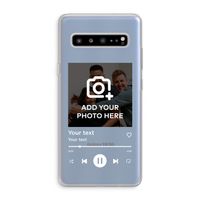 Music Player: Samsung Galaxy S10 5G Transparant Hoesje