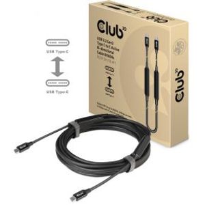 CLUB3D CAC-1535 USB-kabel 5 m 3.2 Gen 2 (3.1 Gen 2) USB C Zwart