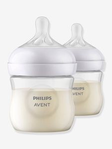 Set van 2 flesjes 125 ml Philips AVENT Natural Response doorzichtig