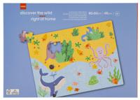 HEMA Vloerpuzzel Wilde Dieren 80x60 48 Stukjes