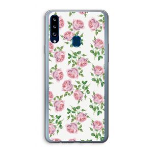 Kleine roosjes: Samsung Galaxy A20s Transparant Hoesje