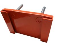 MOUNTING PLATE FOR DELUXE REMOVABLE HOOP TUBE