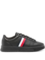 Tommy Hilfiger baskets lacées à détails rayés - Noir