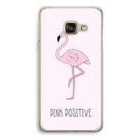 Pink positive: Samsung A3 (2017) Transparant Hoesje