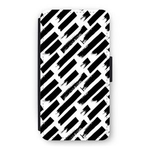 Zwarte vegen: iPhone 11 Pro Flip Hoesje