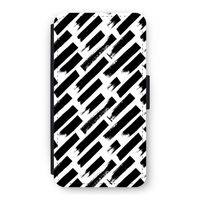 Zwarte vegen: iPhone 11 Pro Flip Hoesje