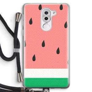 Watermeloen: Honor 6X Transparant Hoesje met koord