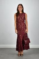 Self Portrait jurk RS26-167MA-BU burgundy