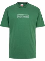 Supreme x KAWS t-shirt à logo - Vert - thumbnail