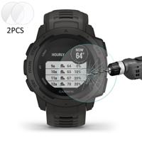 2 PC's ENKAY Hat-Prins 0.2mm 9H 2.15D gebogen rand van gehard glas Film voor Garmin Instinct intelligente horloge sport