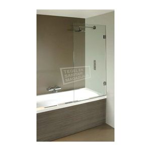 Riho Scandic M107 (100x150 cm) 8 mm Profielloos 1 delig Gesatineerd glas Links