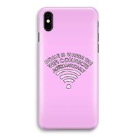 Home Is Where The Wifi Is: iPhone Xs Volledig Geprint Hoesje