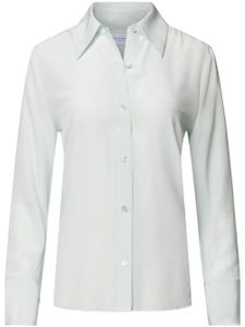 Equipment chemise en soie Leona à boutonnière - Blanc