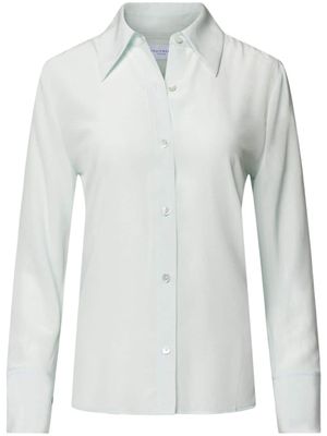 Equipment chemise en soie Leona à boutonnière - Blanc