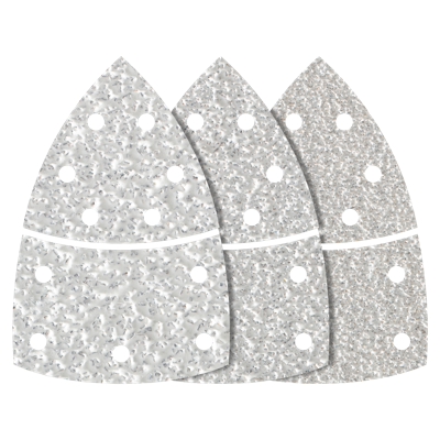 Wolfcraft Hechtschuurbladen | K40, K80, K120 | Ø95 mm | 15 stuks - 1189000