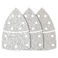 Wolfcraft Hechtschuurbladen | K40, K80, K120 | Ø95 mm | 15 stuks - 1189000