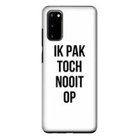 Ik pak nooit op: Samsung Galaxy S20 Tough Case