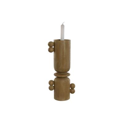 Kroonkandelaar Home ESPRIT Bruin Hars Hout 15 x 9,5 x 35 cm