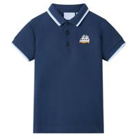 VidaXL Kinderpoloshirt 104 donkerblauw