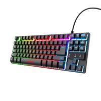 Trust GXT 833 Thado TKL gamingtoetsenbord gaming toetsenbord TKL, RGB - thumbnail