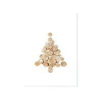 Schilderij op Paneel Kerstboom Confetti White PVC 20x30 Tesa Powerstrips - thumbnail