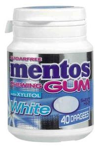 Mentos Gum Sweet Mint White