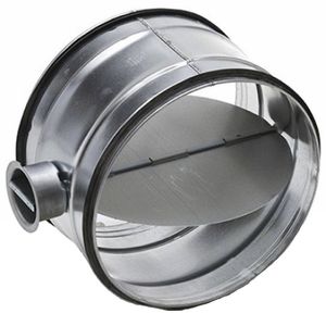 Regelklep Ø 150mm Met Afdichtingsrubber - Handbediend
