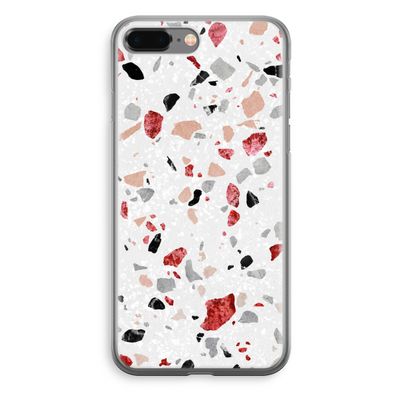 Terrazzo N°12: iPhone 8 Plus Transparant Hoesje