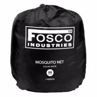 Muggennet - wit - polyester - D50 cm / H230 cm - 2 personen - klamboe - muskietennet